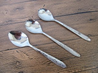 3Pcs Long Handled Stainless Steel Tableware Spoon 18.5cm (image for) 3Pcs Long Handled Stainless Steel Tableware Spoon 18.5cm