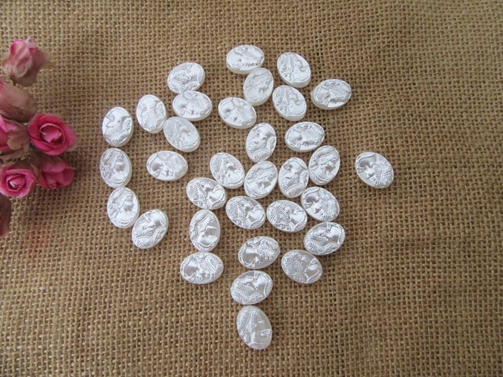 200Pcs Simulate Pearl Elizabeth Beads Jewelry Craft Making - Click Image to Close