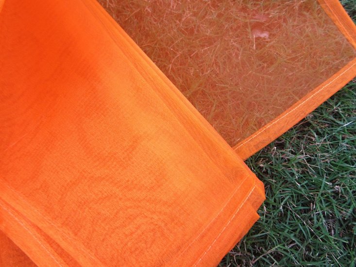 2Pcs Orange Gift Bouquet Wrapper Craft DIY Wedding Party Favor - Click Image to Close