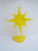 1X Yellow FIREWORK Earring Display Stand Holds 8prs