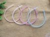 36Pcs Candy Color Thin Headbands Base Hair Bands Hair Loop 8mm