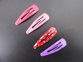 200Pcs Loose Teardrop Hair Clips Barrette Mixed Wholesale