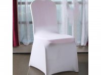 5X White Spandex Chair Cover Stretch Cover for Wedding Party