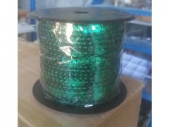 1Roll Strung Sequin Trim Roll Spool 6mm - Blue or Green Color 1Roll Strung Sequin Trim Roll Spool 6mm - Blue or Green Color