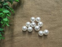 3Packs x 10Pcs 18mm Round Simulate Pearl Beads