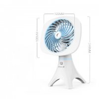 1Set New White Heavy Duty Mini Portable Desktop Cooling Fan