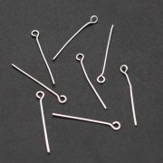 250Gram Silver Plated Eye Pins Jewelry finding 50mm