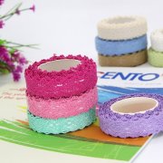 6Rolls Cotton Lace Edging Sticker Tape Cellphone Scrapbook