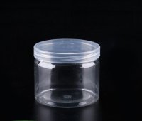 50X Clear Screw Empty PET Jars Storage Container 320ML