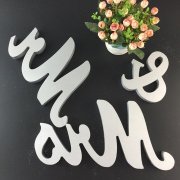 1Set White Large Size Mr & Mrs Wedding Sign Decoration