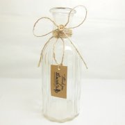 4X Glass Message Bottles Vases Wedding Decorations 19cm High