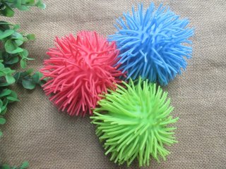 6Pcs Soft Spiky Puffer Balls Fidget Game Sensory Stress Relief 1