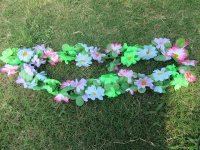 6Pcs HQ Artificial Hawaiian Dress Party Flower Leis/Lei Flower 6