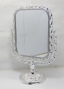 1X New Pedestal Rectangle Makeup Mirror Double Sided