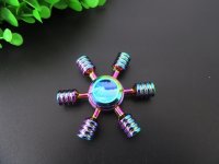 1X 3D Fingertip Fidget Hand Spinner Anti Stess Toy - 6 Hammer