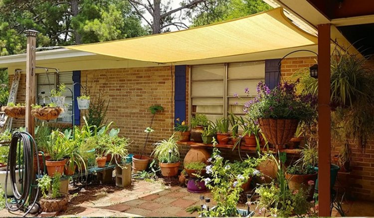 1Pc Sun Shade Sail Canopy for Patio Backyard Lawn Garden Outdoor - Click Image to Close