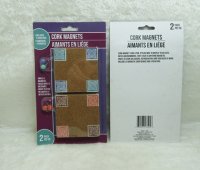 72Pcs Square Cork Magnets Memo Notice Photo Bulletin Message