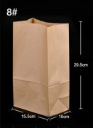 50 Kraft Paper Bag Lolly Bag 300x158x100mm Party Wedding Favor