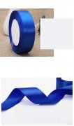 10Rolls X 25Yards Loyal Blue Satin Ribbon 9mm