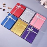 12 Jewellery Gift Box for Necklaces & Rings 7x9cm Mixed Color