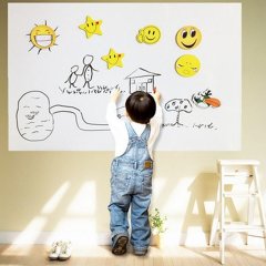 1Pc 200x60cm Education Teach Removable Whiteboard Wall Sticker