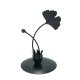 1Pc Creative Desktop Ornament Leaf Black Candlestick Party Home