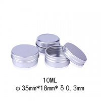 20 10ML Aluminium Tin Can Storage Container Balm Nail Art Cosmet