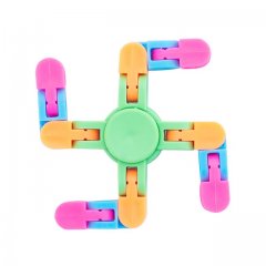 20Pcs Creative Transformable Chain Toy Fidget Finger Spinners Se