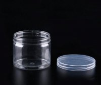 20Pcs Clear Screw Empty PET Jars Storage Container 400ML