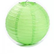 12Pcs New Plain Green Round Paper Lantern Wedding Favor 25cm