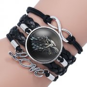 3Pcs Game of Thrones Insignia Multi-layer Gemstone Bracelet