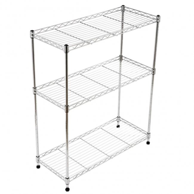 Adjustable 4 Tier Wire Shelving Storage Shelf 87x30x156 - Click Image to Close