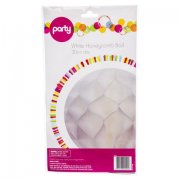 14Pcs White Honeycomb Ball Tissue Paper Pom Poms Party Lantern