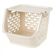 1Pc White Fruit Vegetable Container Basket Storage Kitchen