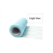 2Roll X 10Yds Blue Lace Tulle Roll Spool DIY Wedding