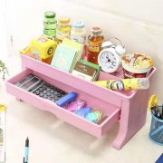 1Pc 2-Layer Kitchen Office Bathroom Storage Shelf Organizer Disp