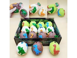 12 Stress Relief Squishy Dinosaur Egg Venting Ball Toy