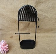 1Pc Black Metal Display Jewellery Stand Jewellery Hanger Holder