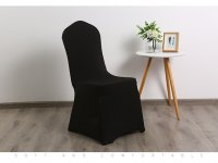 5X Black Spandex Chair Cover Strech Cover for Wedding Party