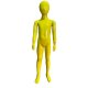 1Set Yellow 8-10 Yrs Old Children Full Body Size Mannequin 125cm