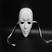 10Pcs DIY White Face Masks Party Favor