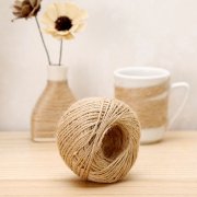 A New 100M Burlap Rope Hemp Cord Thread Jute String Roll 2mm