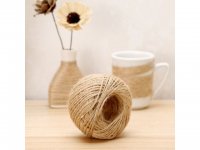 A New 100M Burlap Rope Hemp Cord Thread Jute String Roll 2mm