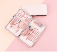 1Set x 16Pcs Nail Clippers Manicure Pedicure Nail Care Set With