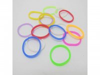 4150Pcs Rainbow Loom Silicone Band Mixed Color Bulk