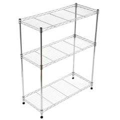 Adjustable 4 Tier Wire Shelving Storage Shelf 87x30x156