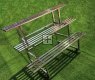 3 Tier Garden Metal Steel Pots Plant Stair Stand Rack Shelves 15