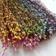 50Pcs Artificial Flower Garland Rattan DIY Wreath Bracelet 65cm