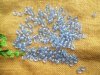 500g Transparent Blue Barrel Pony Beads Loose Bead 8mm