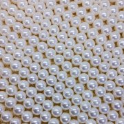 1000 White Round Simulate Pearl Loose Beads 8mm